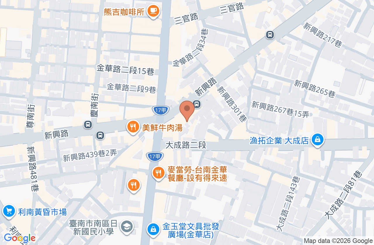 宏明中醫診所 位置地圖