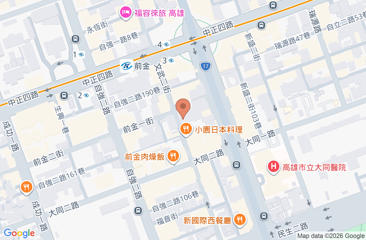 安上牙醫診所 位置地圖