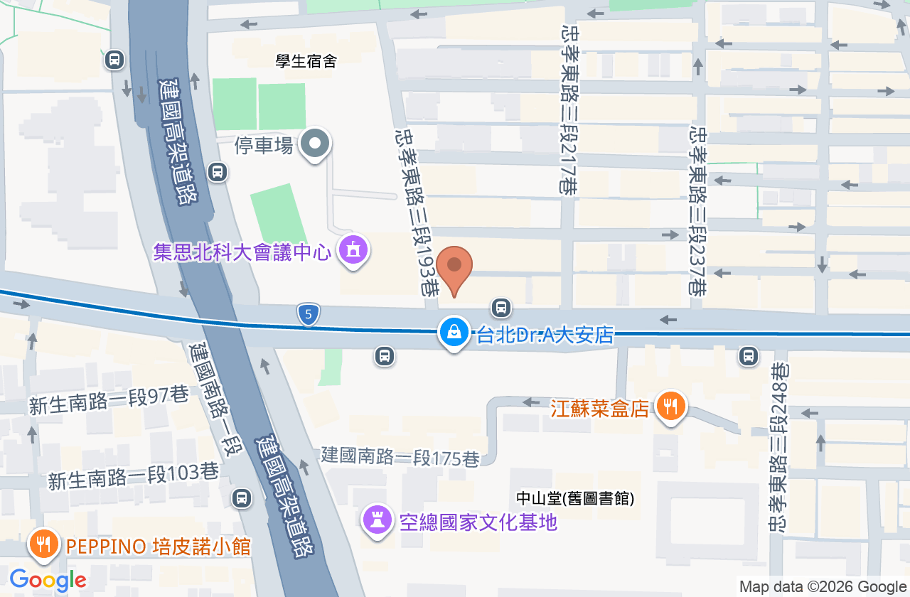 尚群牙醫診所 位置地圖