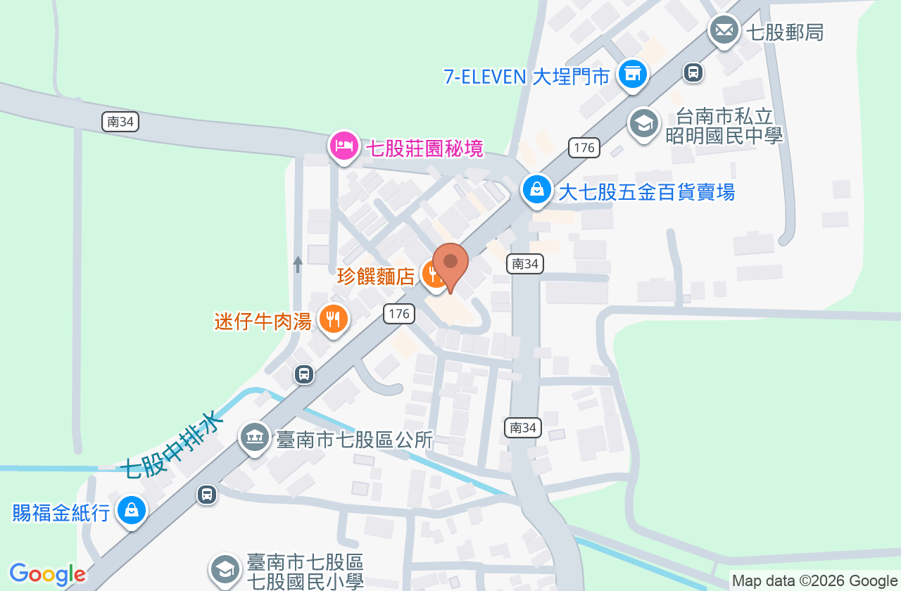 七股微笑牙醫診所 位置地圖