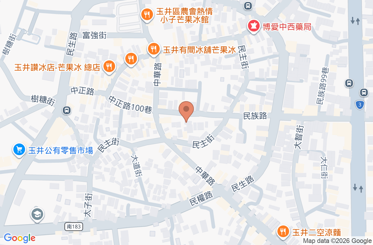 玉楠牙醫診所 位置地圖