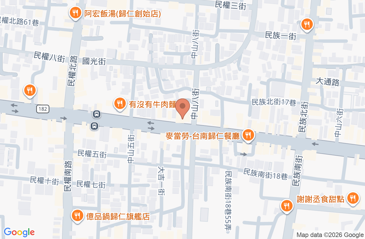 品田牙醫診所 位置地圖