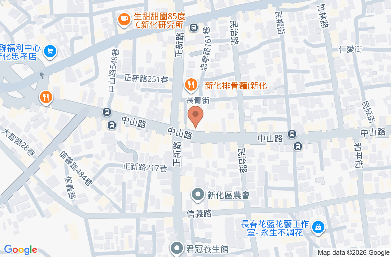 長春中醫診所 位置地圖
