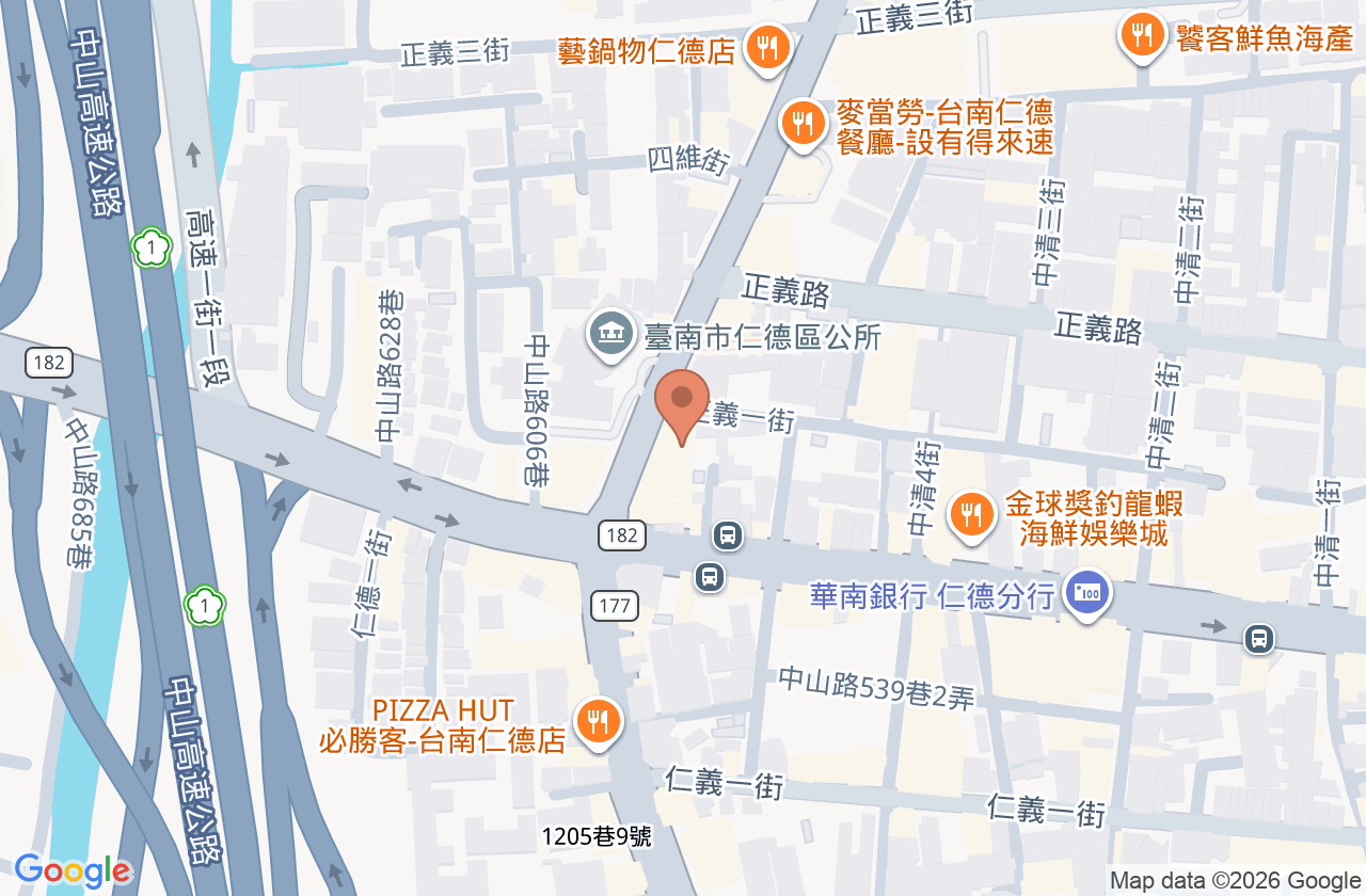 見安中醫診所 位置地圖