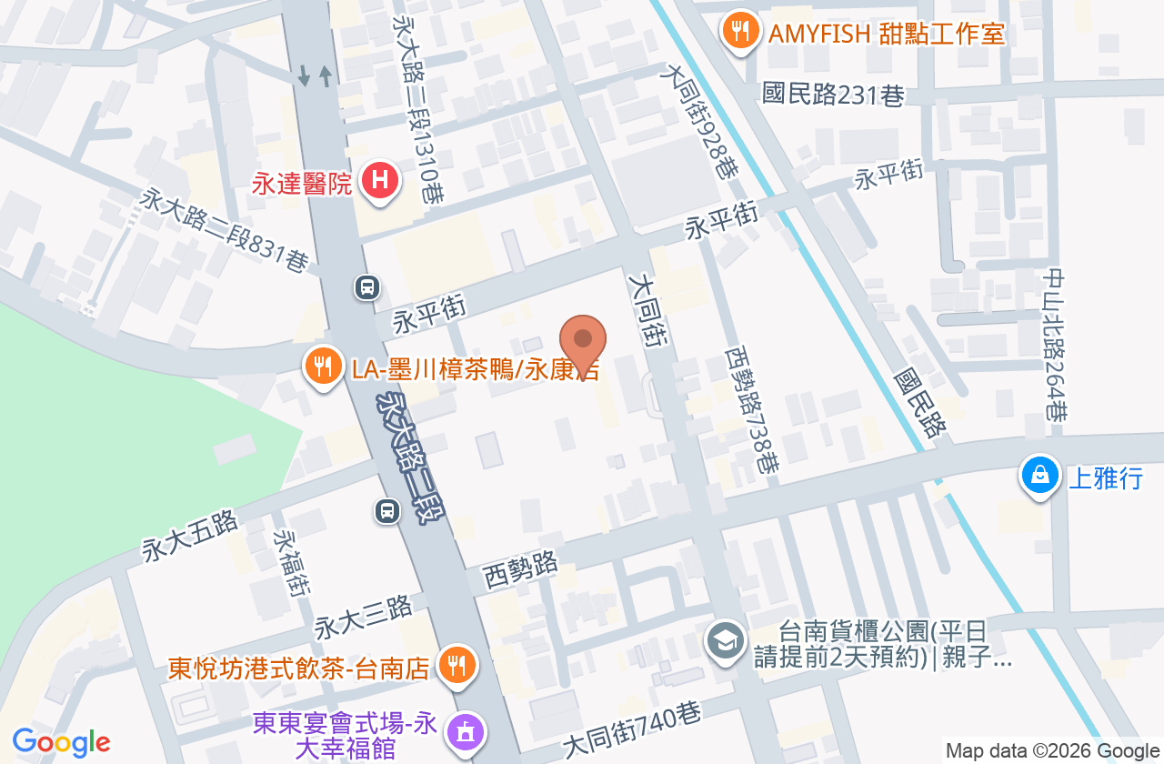 濟安中醫診所 位置地圖