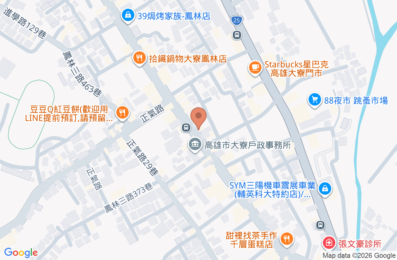 宗漢中醫診所 位置地圖