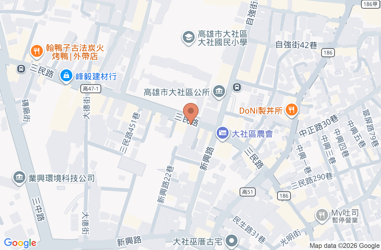 復生中醫診所 位置地圖