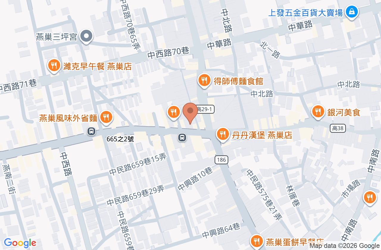 蓮見中醫診所 位置地圖