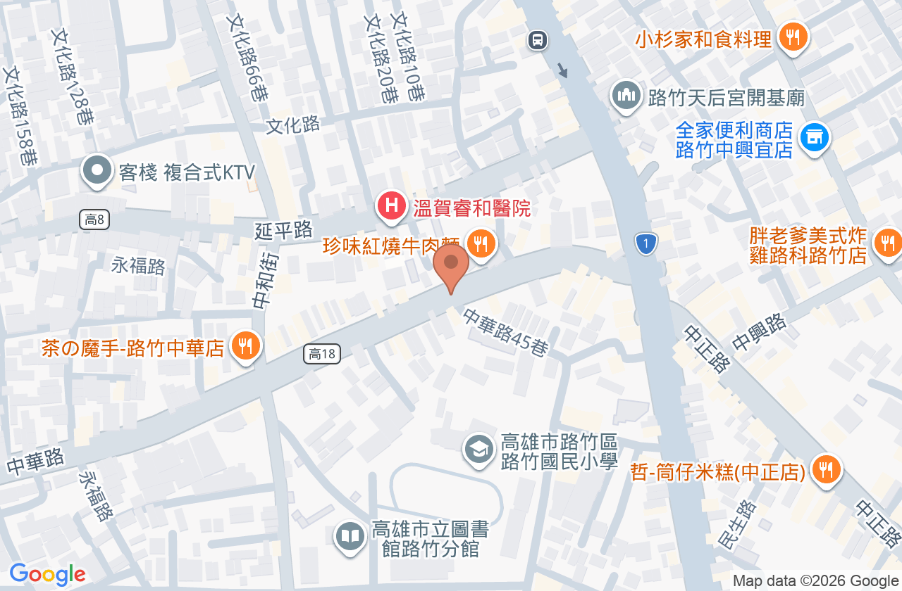 明鴻中醫診所 位置地圖