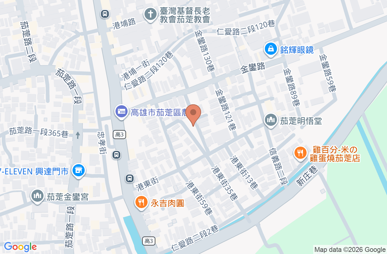 吉安內眼科中醫診所 位置地圖