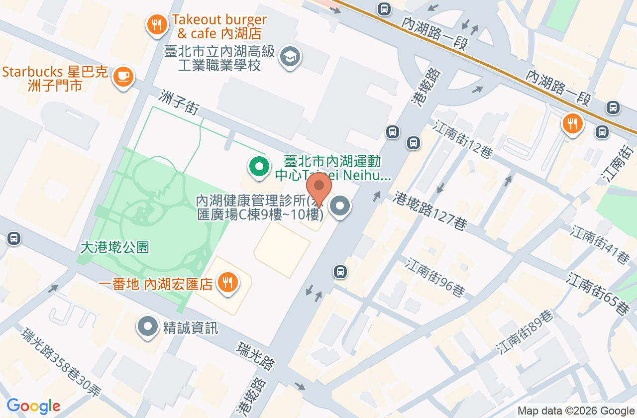 國泰醫療財團法人內湖國泰診所 位置地圖