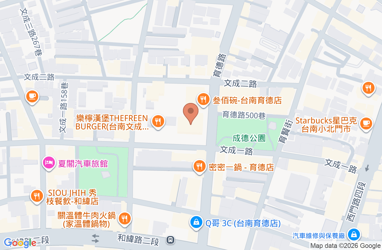 圓成牙醫診所 位置地圖