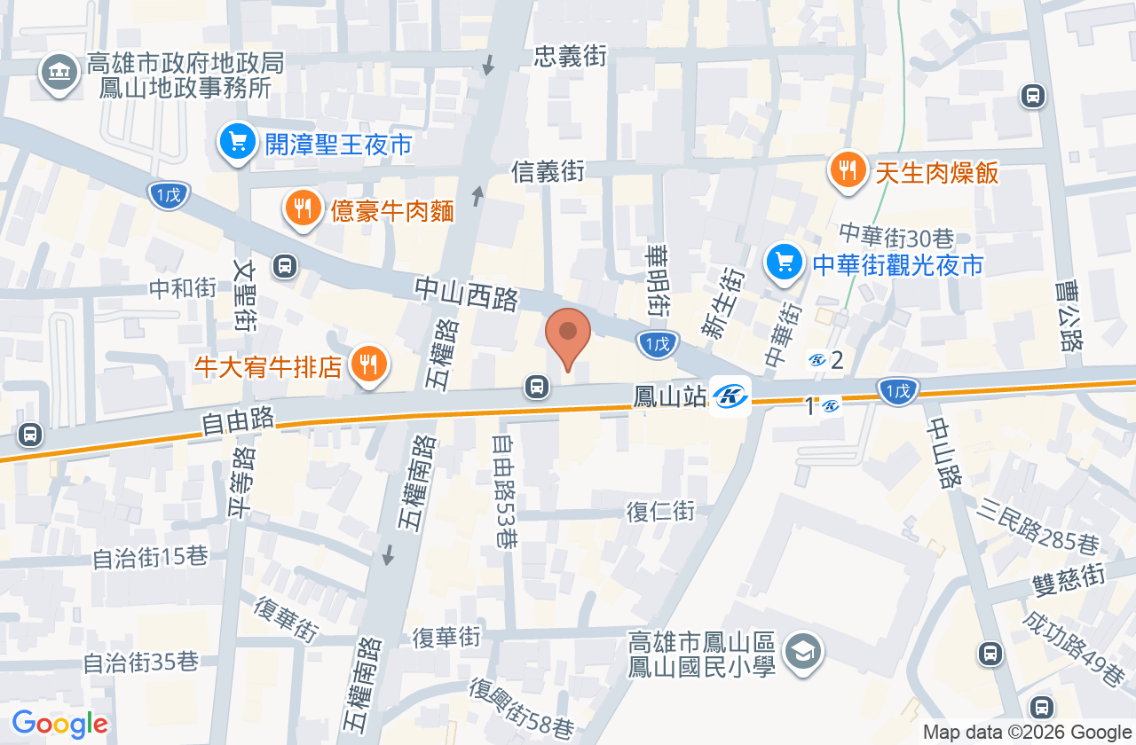 宇誠牙醫診所 位置地圖