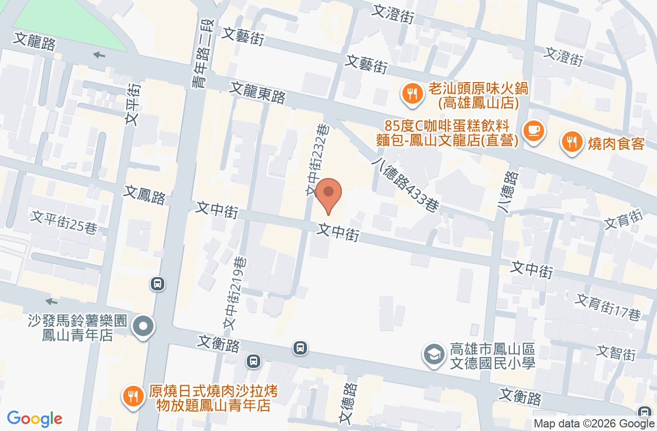 弘馨牙醫診所 位置地圖