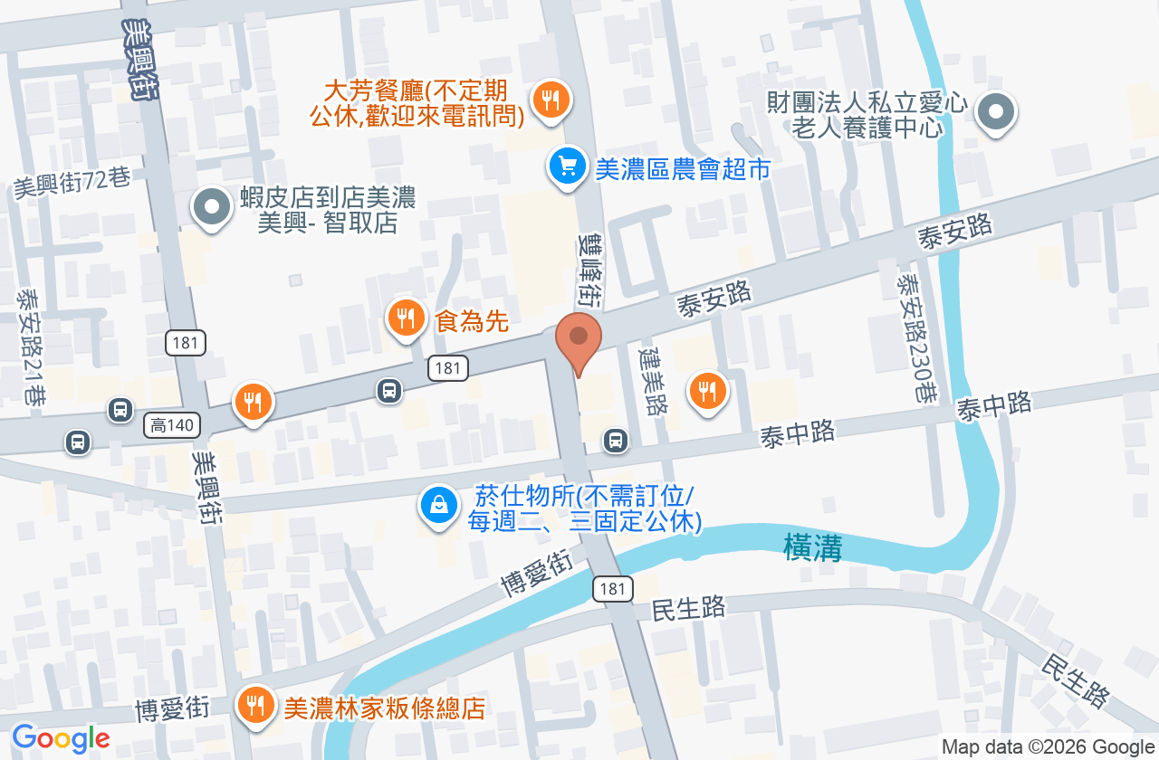 大于牙醫診所 位置地圖