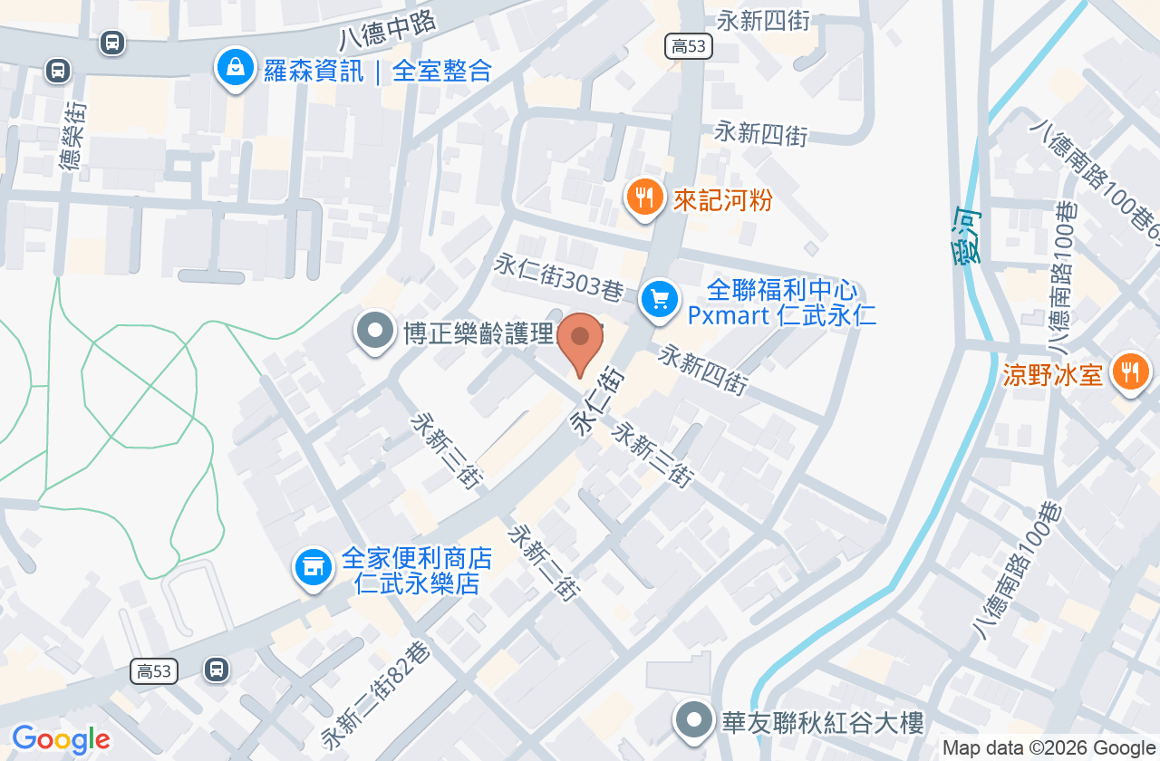 禾康牙醫診所 位置地圖