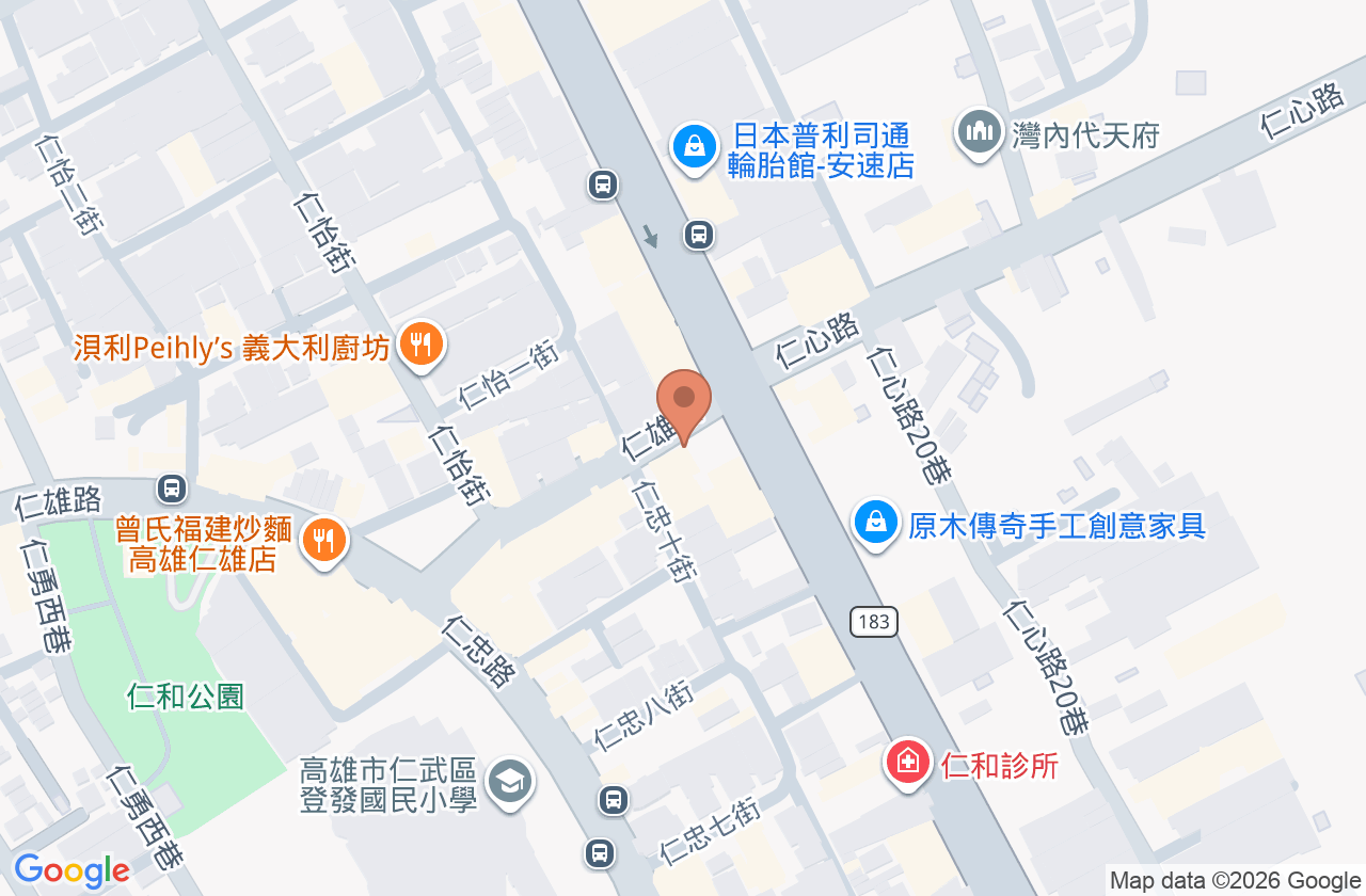 Abc仁武牙醫診所 位置地圖