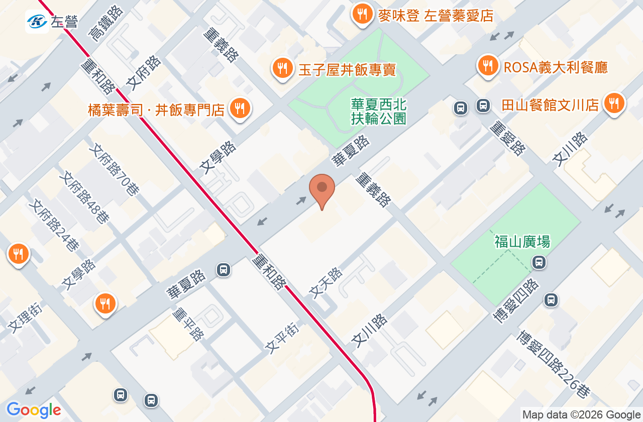 高鐵微笑牙醫診所 位置地圖
