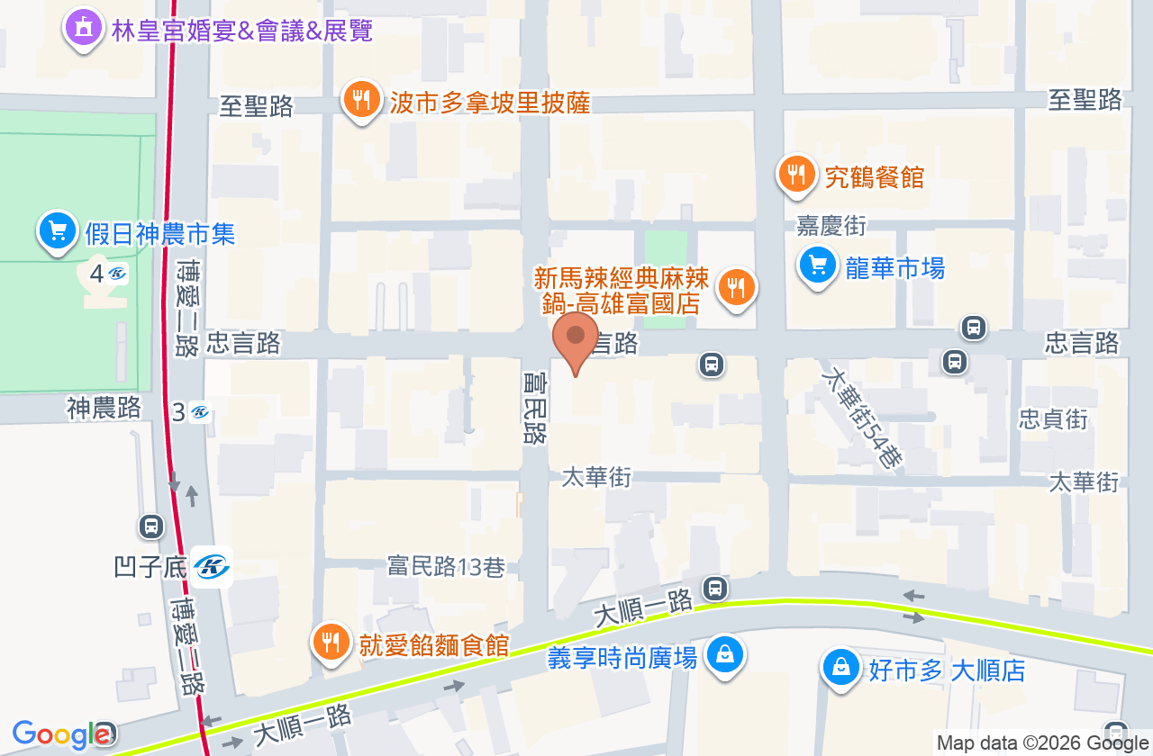 博田國際牙醫診所 位置地圖