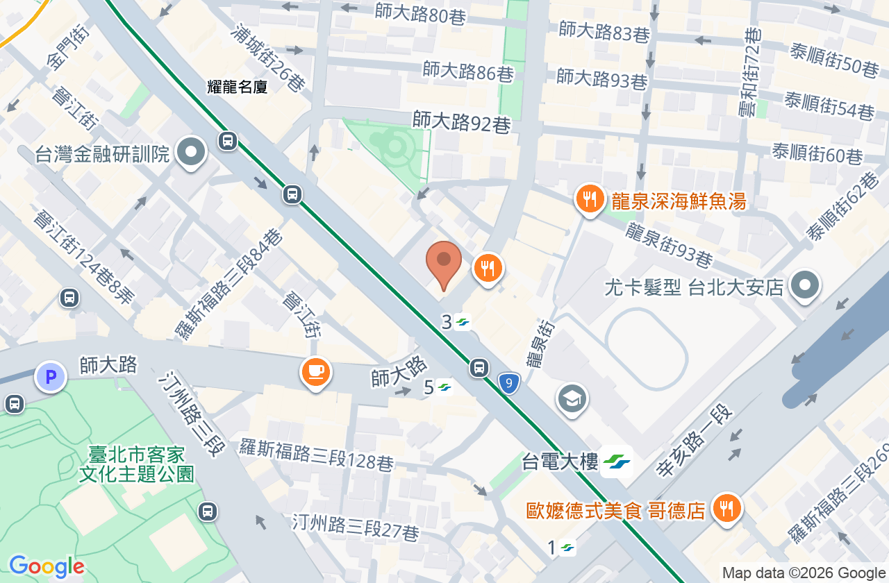 亞德牙醫診所 位置地圖