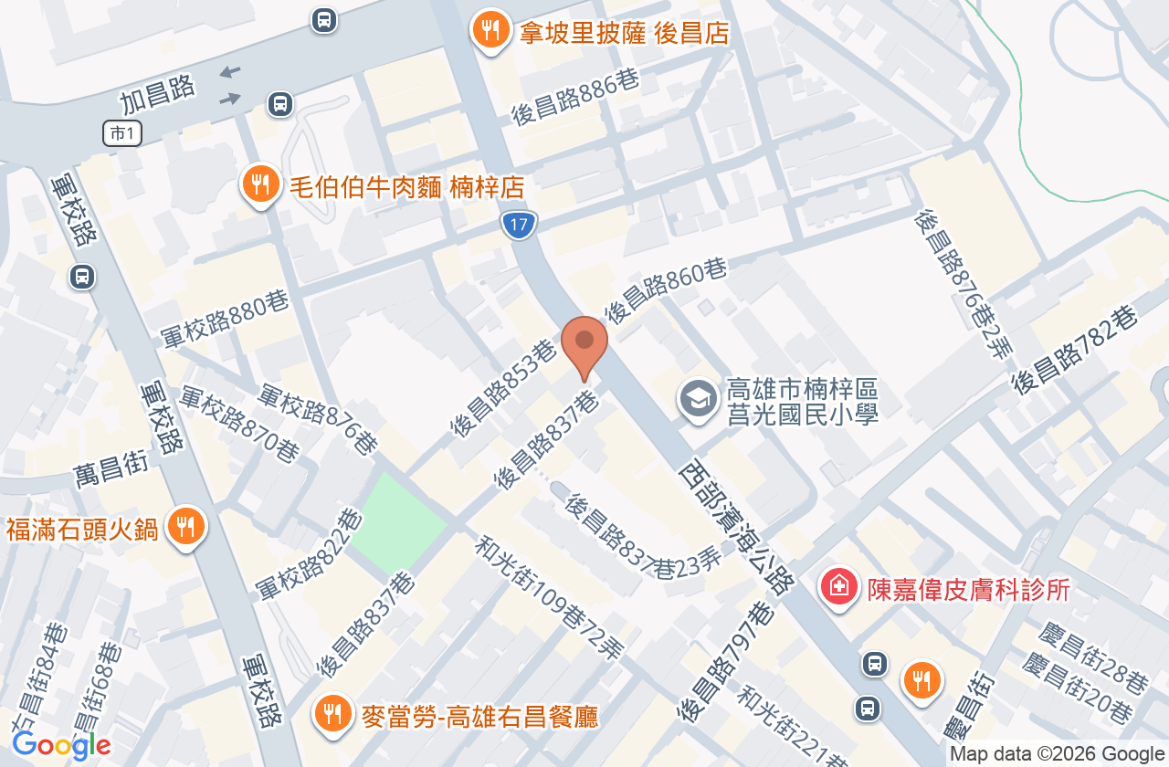 仁康牙醫診所 位置地圖