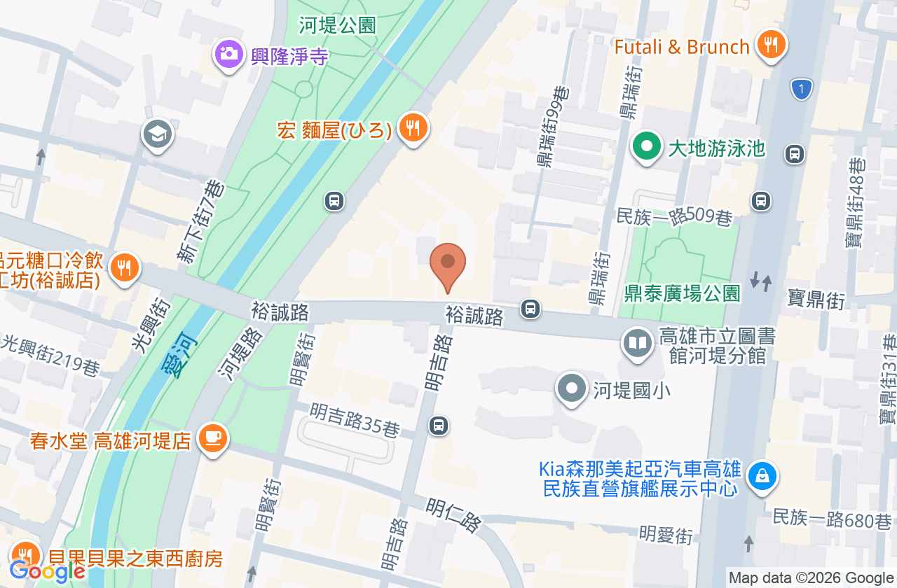 河堤小鹿牙醫診所 位置地圖