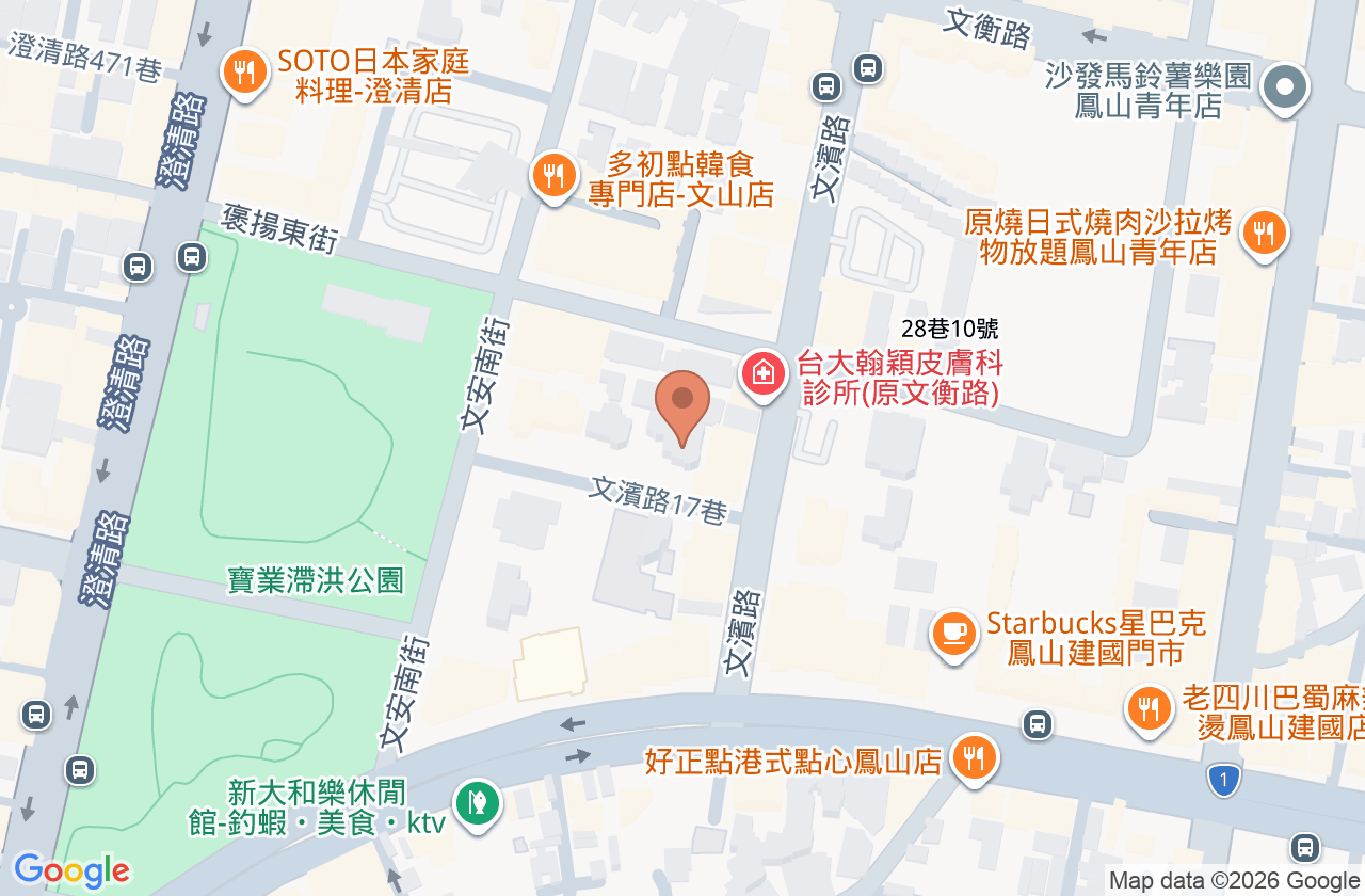仲心牙醫診所 位置地圖