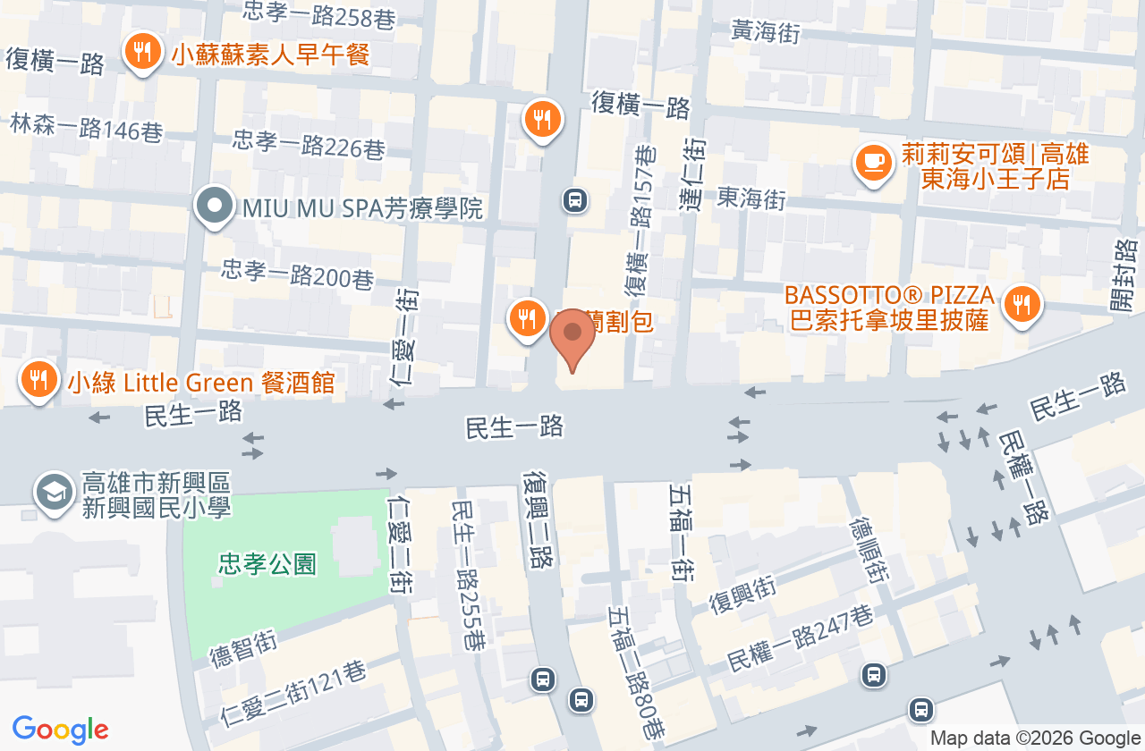 育康信合美牙醫診所 位置地圖