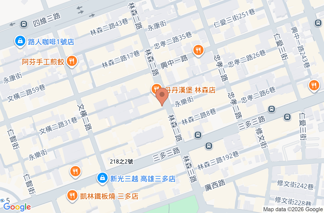 多森牙醫診所 位置地圖