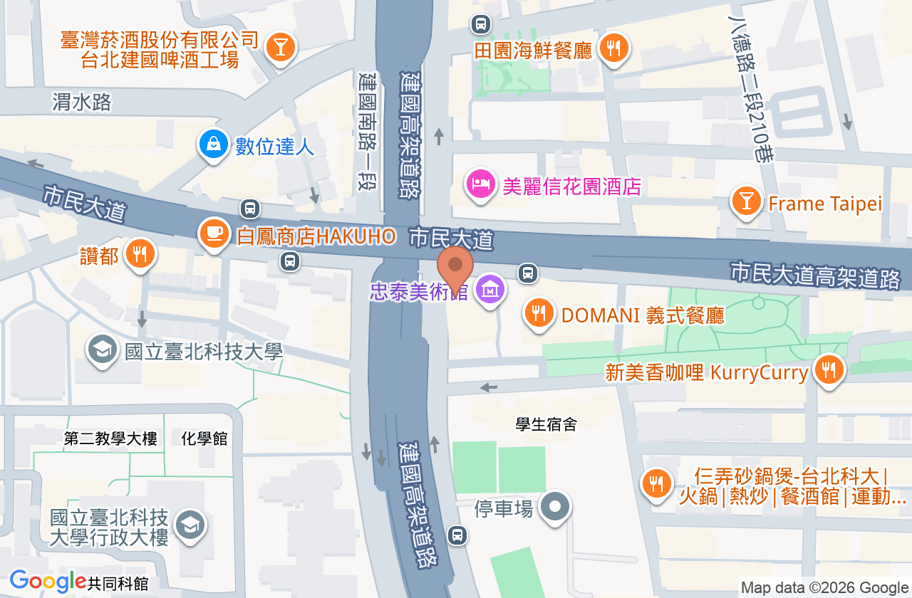 柏登牙醫診所 位置地圖