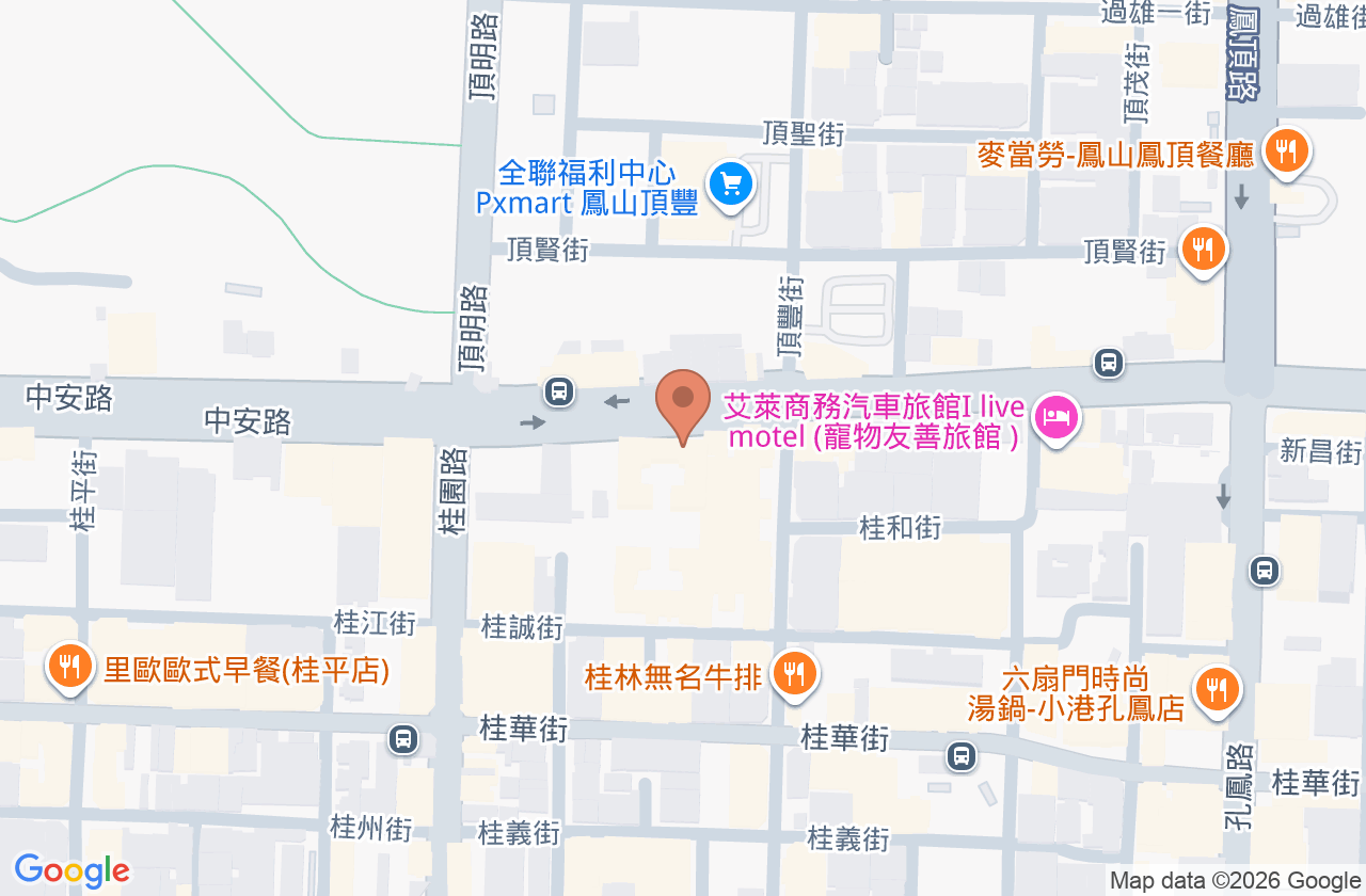 中安牙醫診所 位置地圖