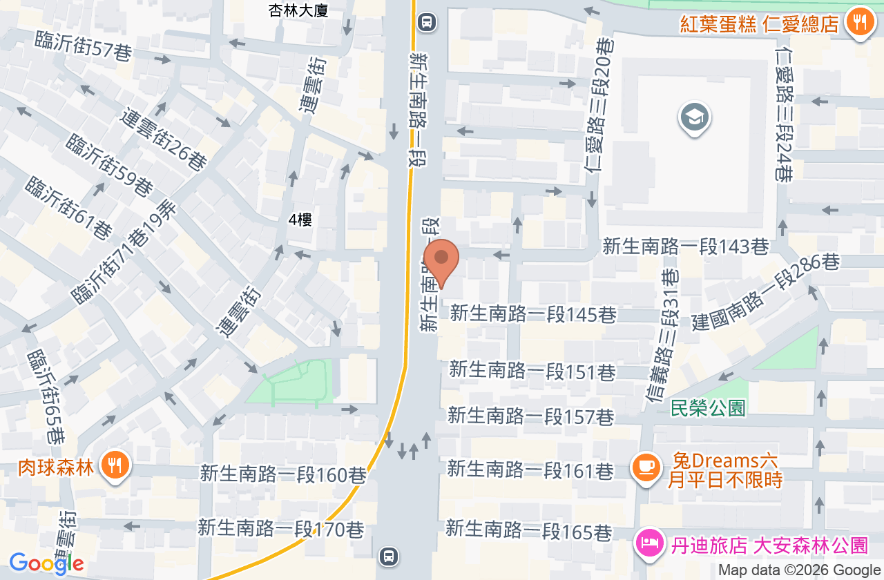 誠安牙醫診所 位置地圖