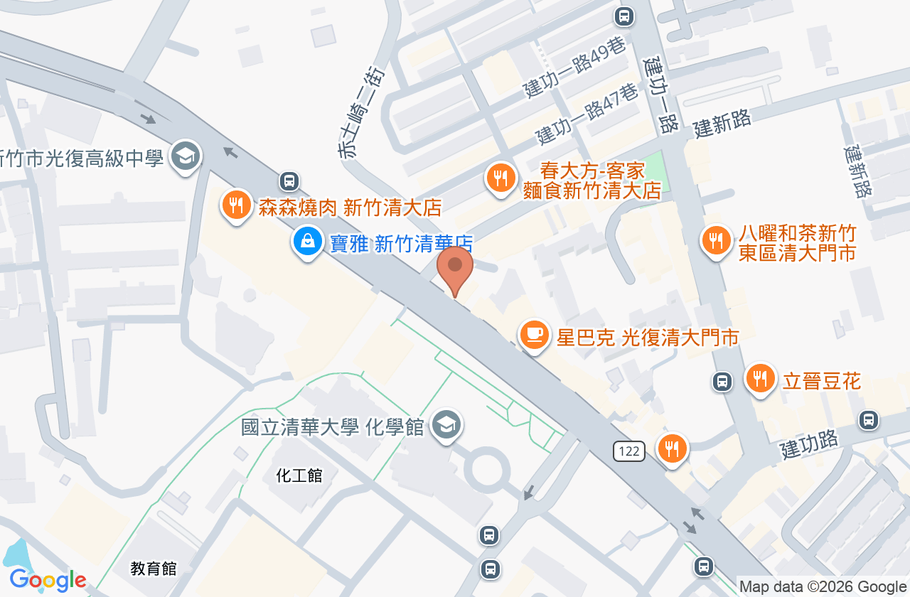 大學牙醫診所 位置地圖