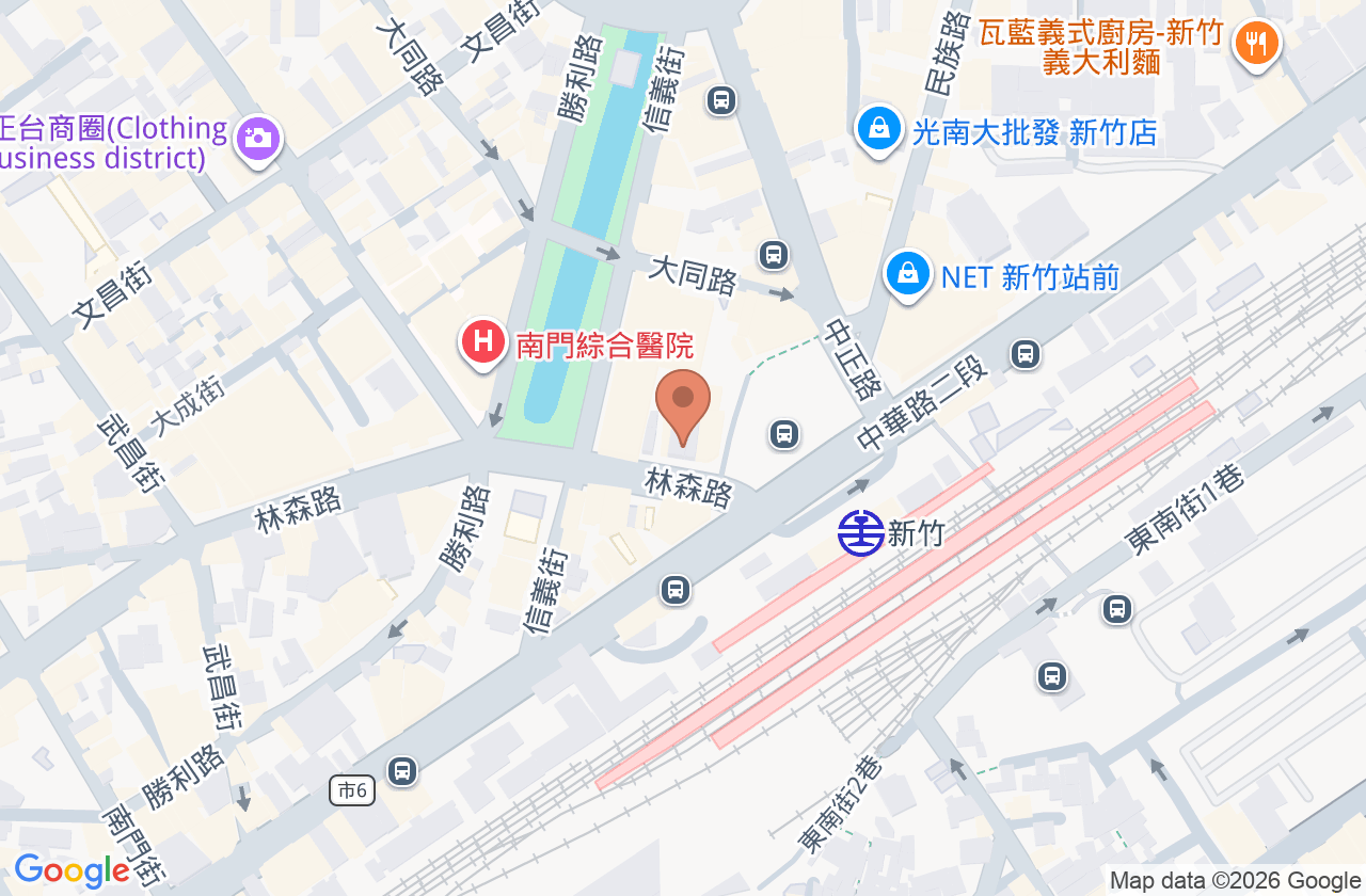 銘仁牙醫診所 位置地圖