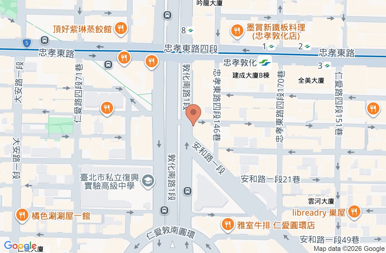 伊美學牙醫診所 位置地圖