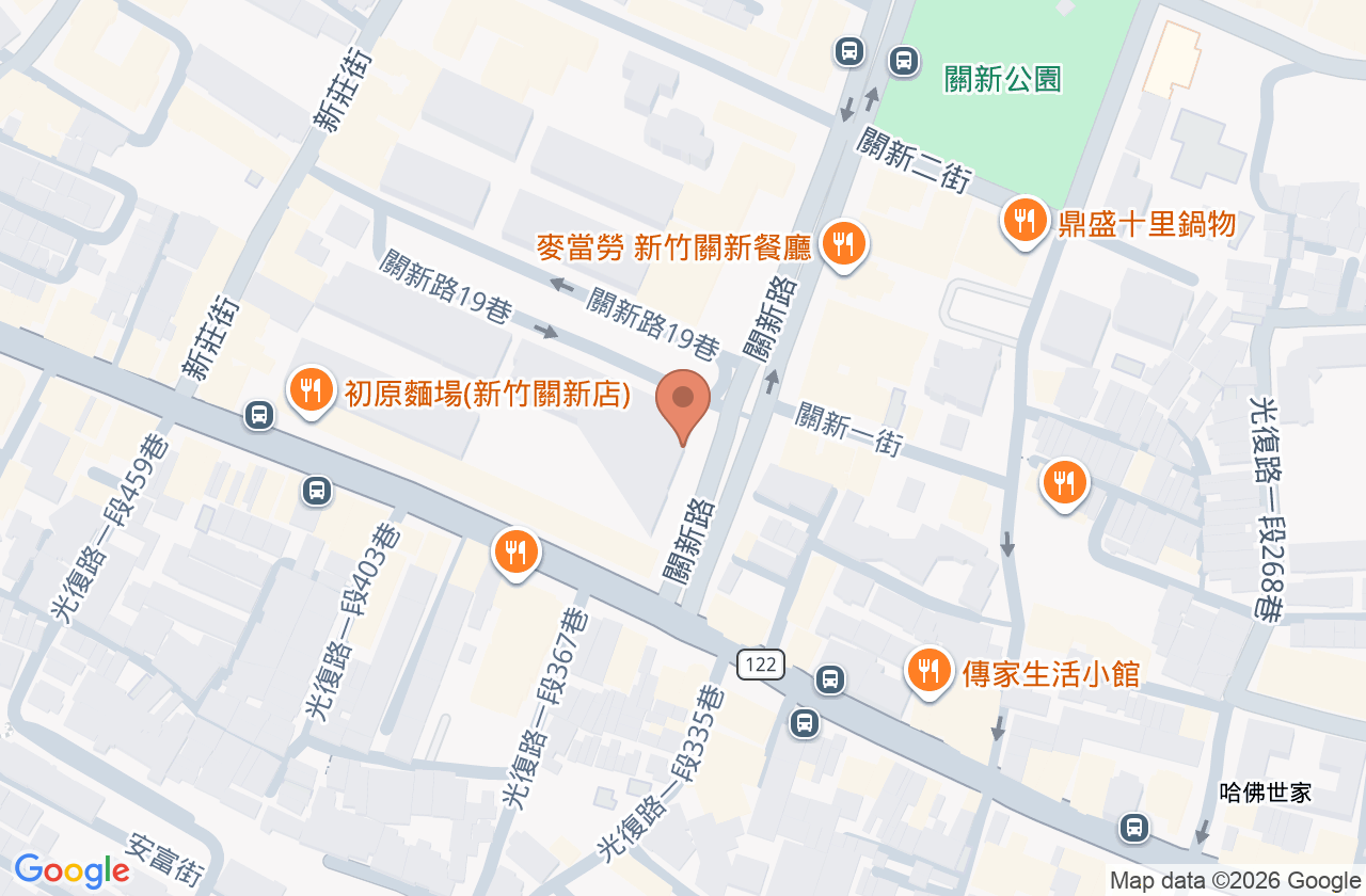 新美學牙醫診所 位置地圖
