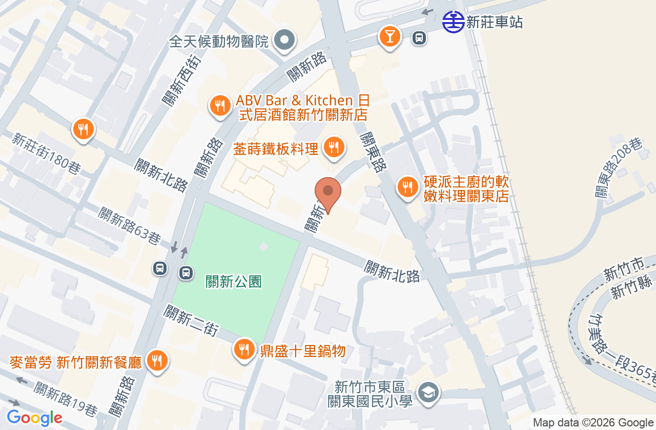 關新牙醫診所 位置地圖