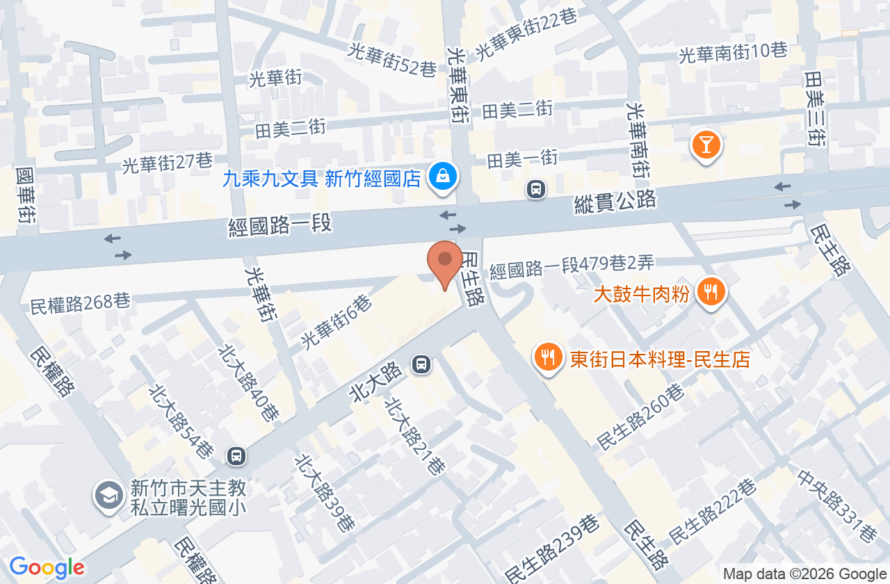 紐約牙醫診所 位置地圖
