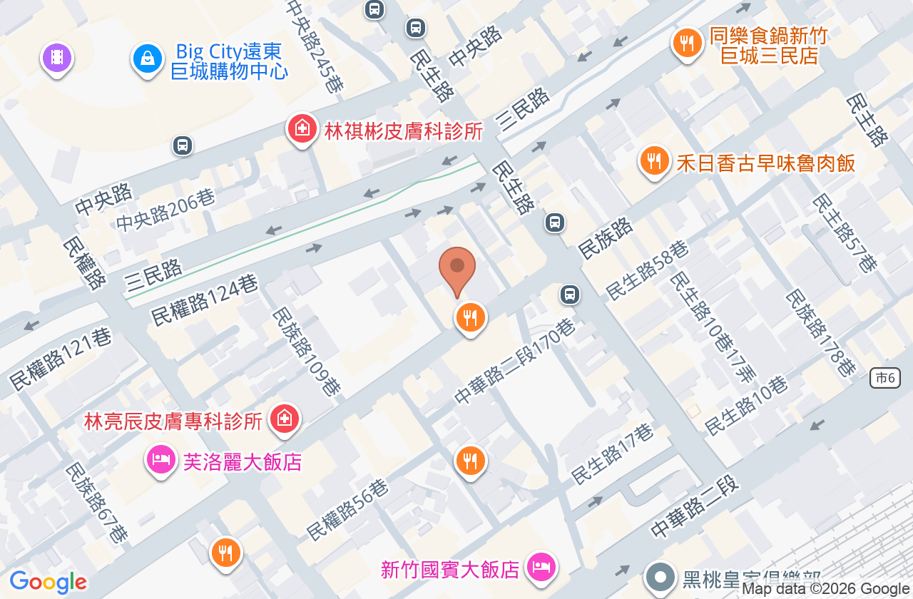 倨誠牙醫診所 位置地圖