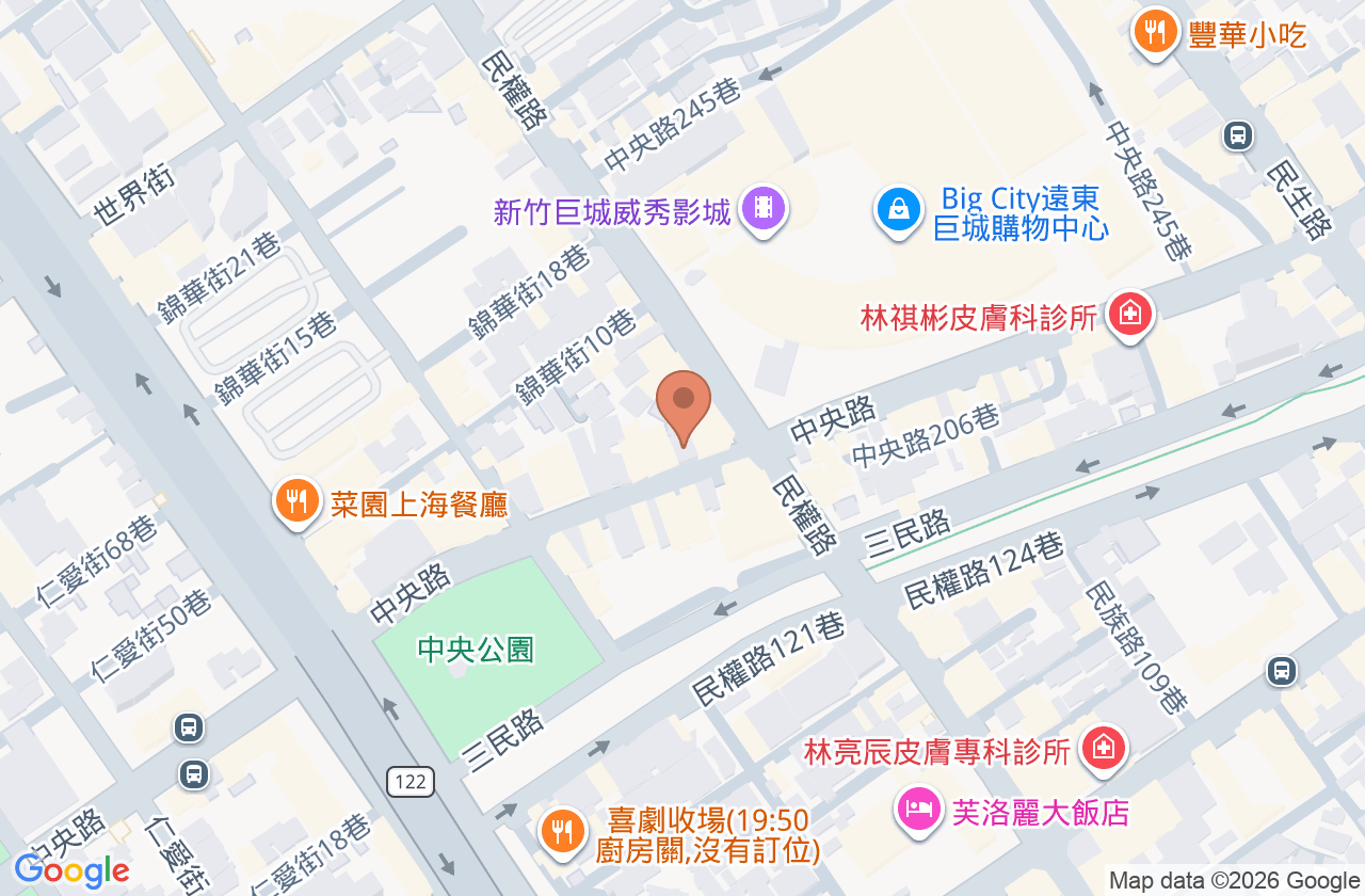 朱育正牙醫診所 位置地圖