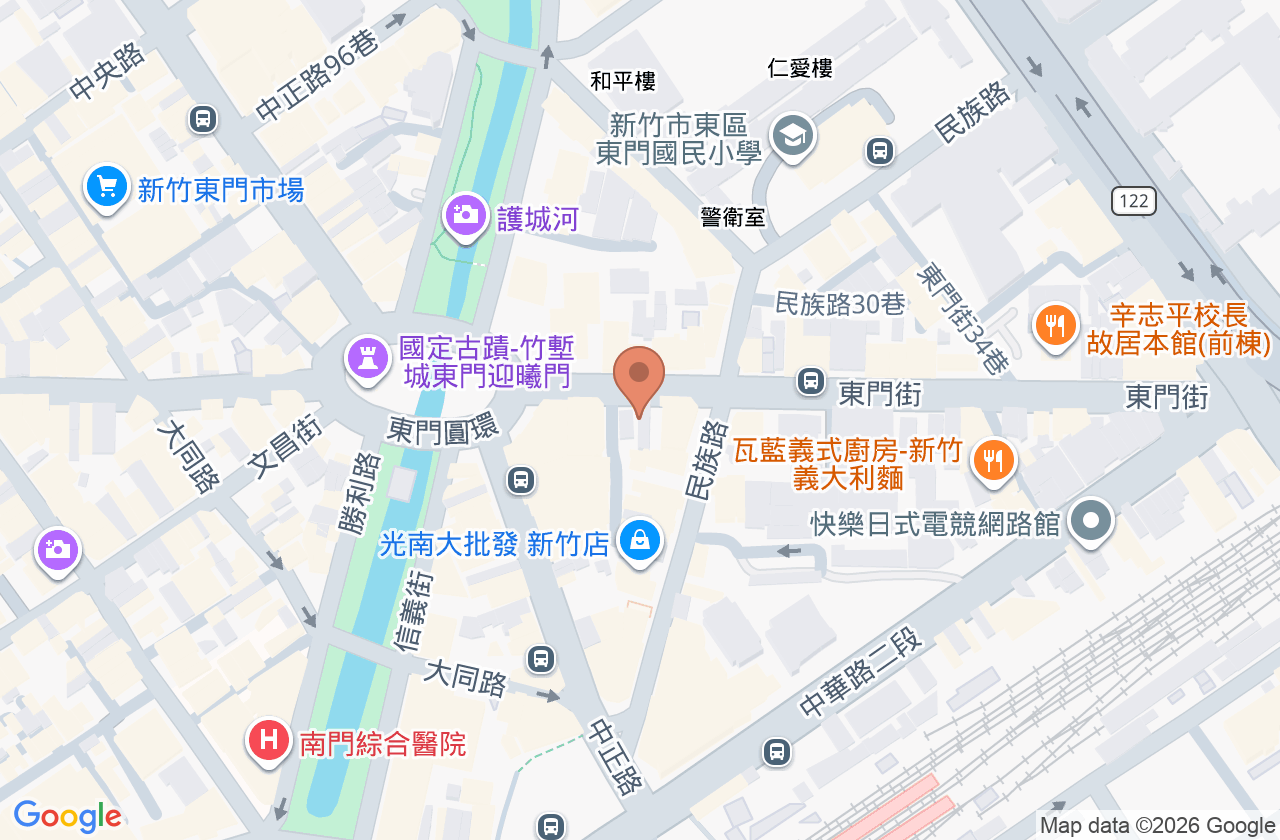 東門牙醫診所 位置地圖