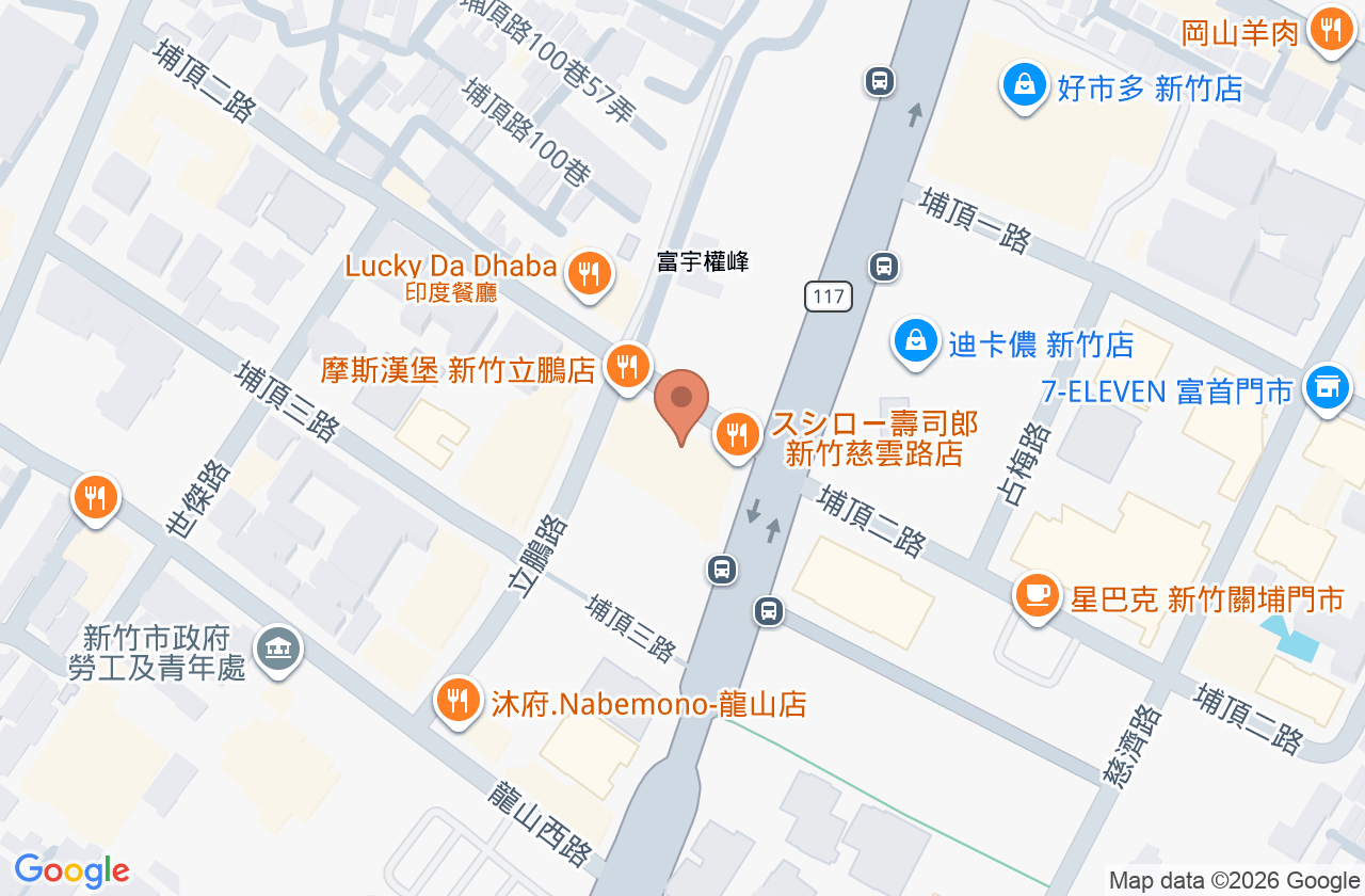 心勤美學牙醫診所 位置地圖