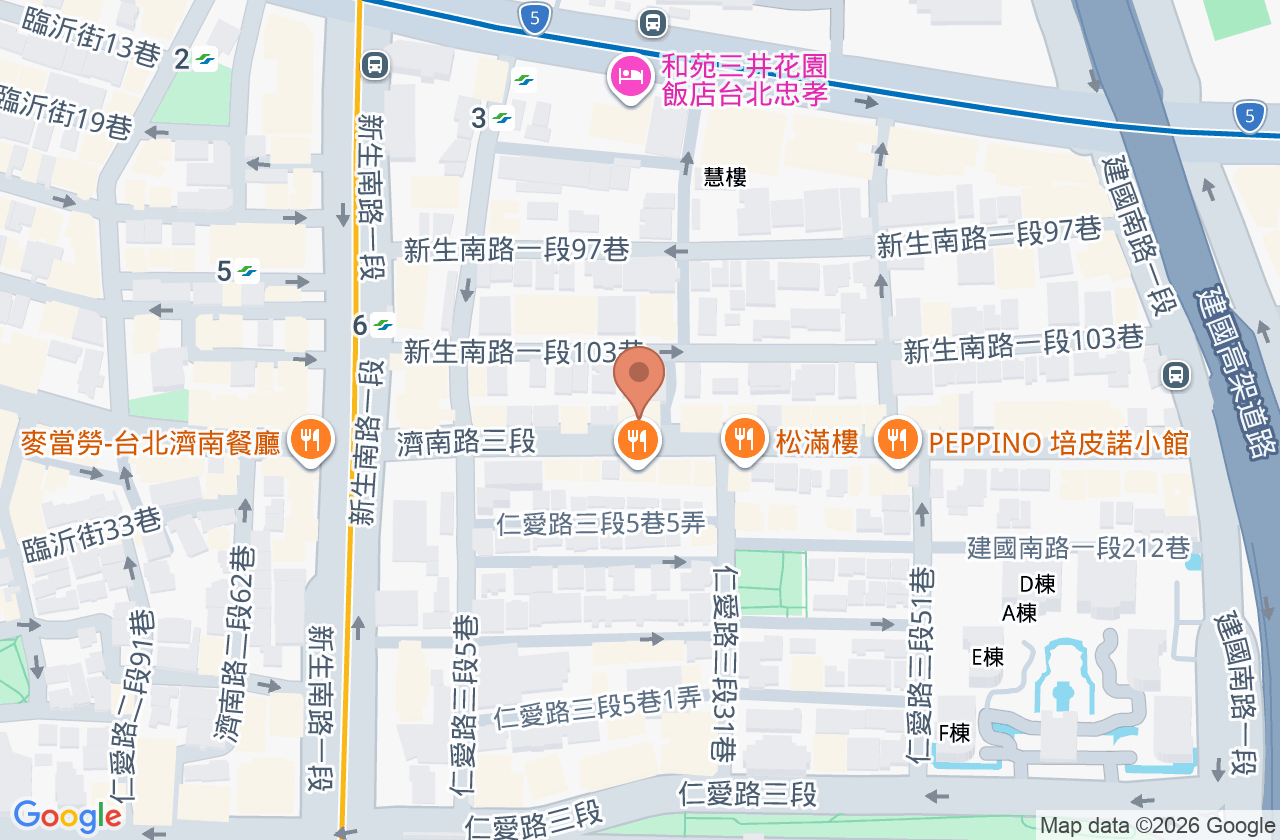 祥仁牙醫診所 位置地圖