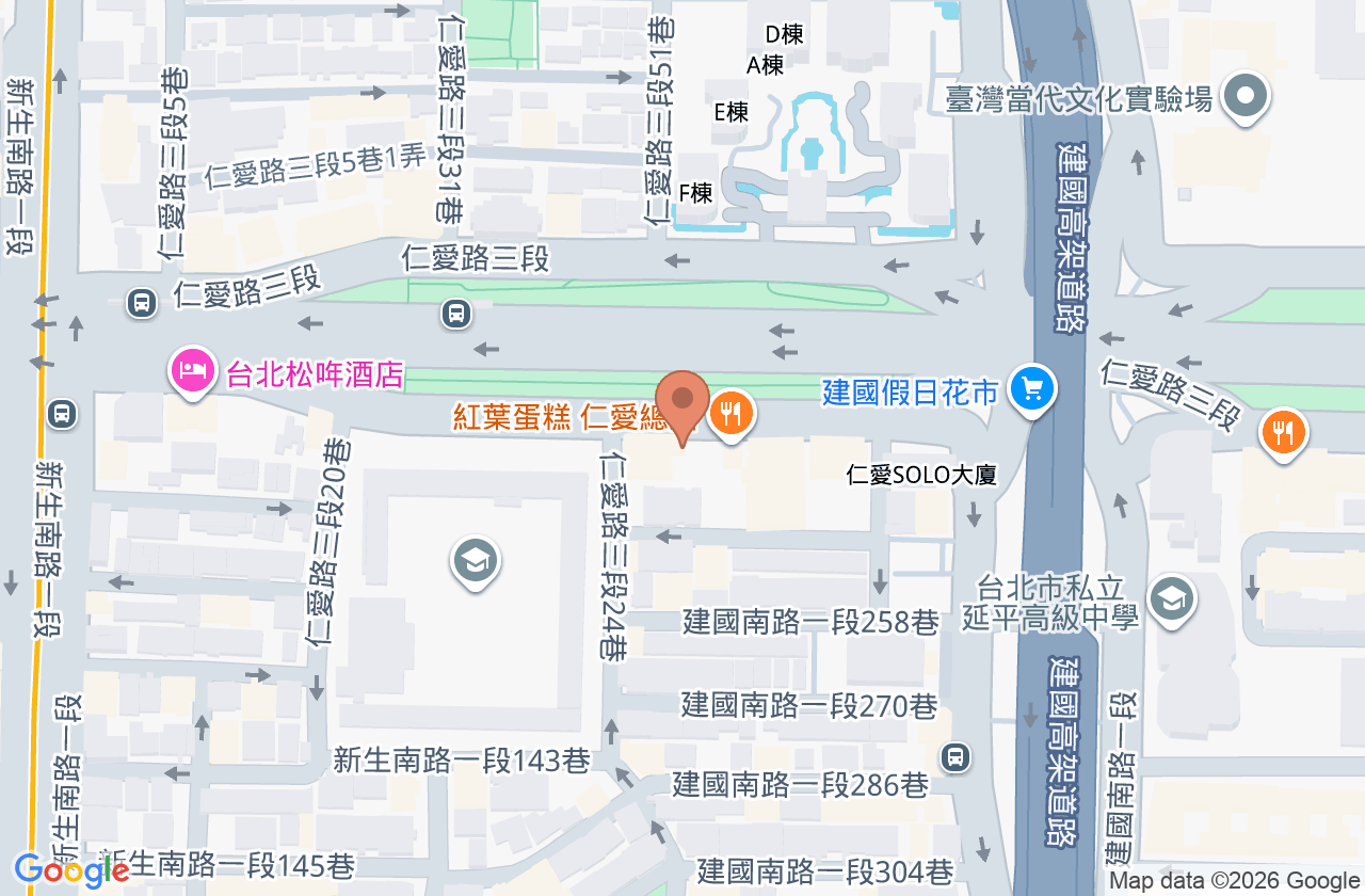 青田牙醫診所 位置地圖