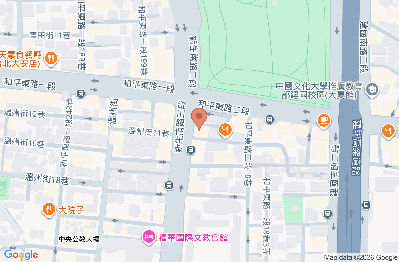 永峰台北牙醫診所 位置地圖