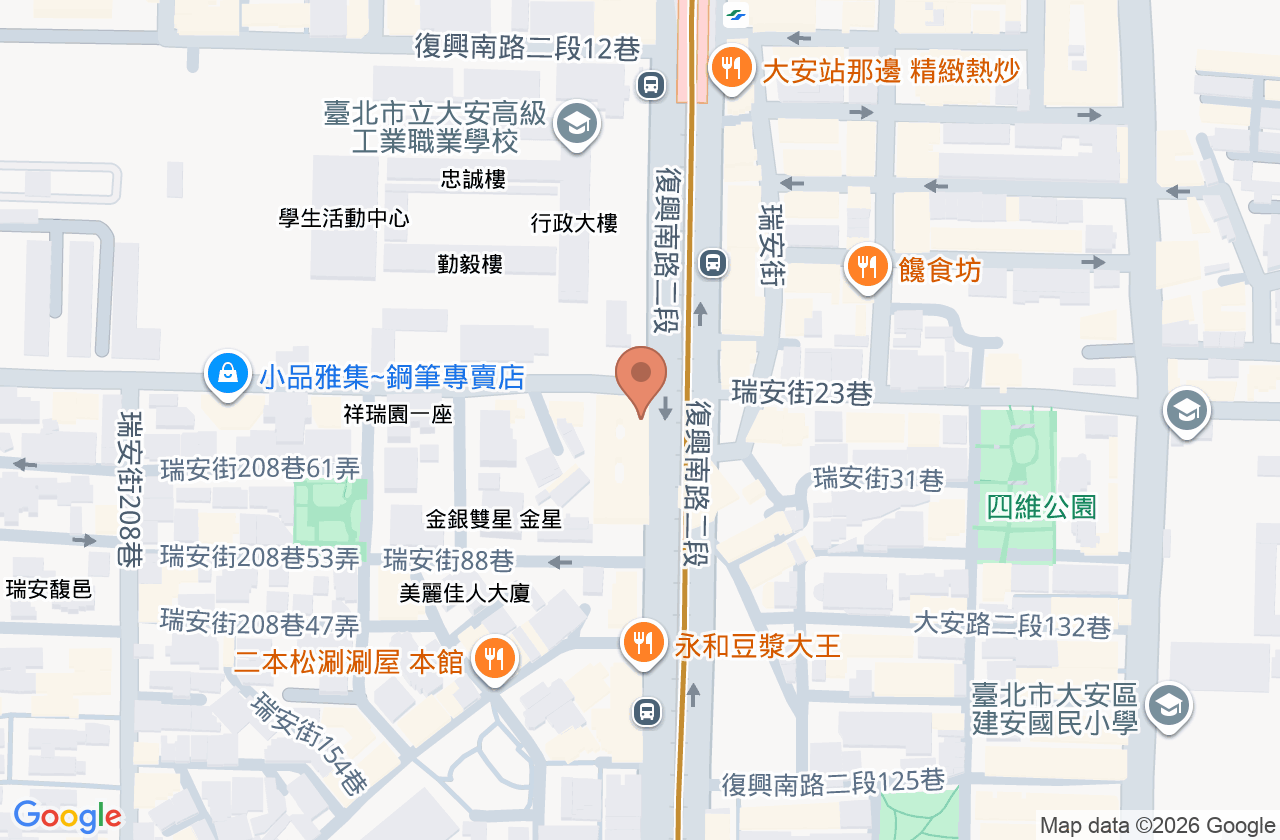 亞典牙醫診所 位置地圖