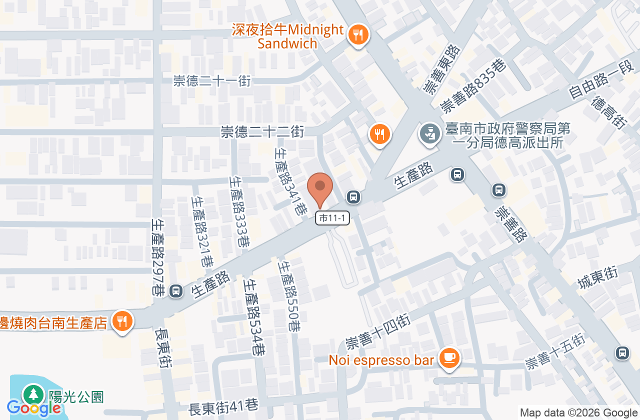 家庭牙醫診所 位置地圖