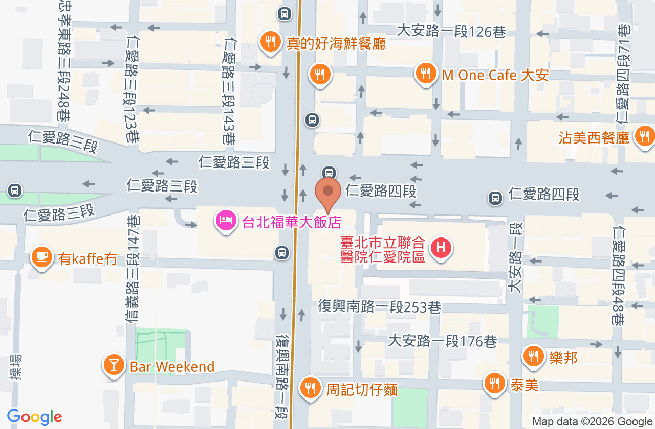 華研牙醫診所 位置地圖