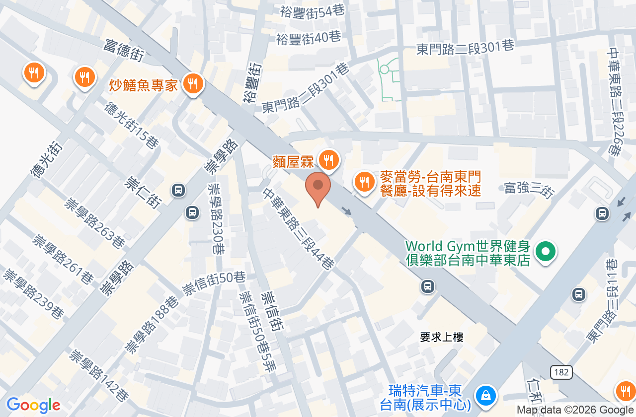 華杏牙醫診所 位置地圖