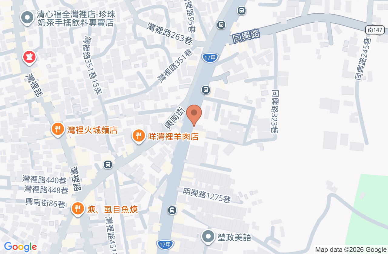 明興牙醫診所 位置地圖